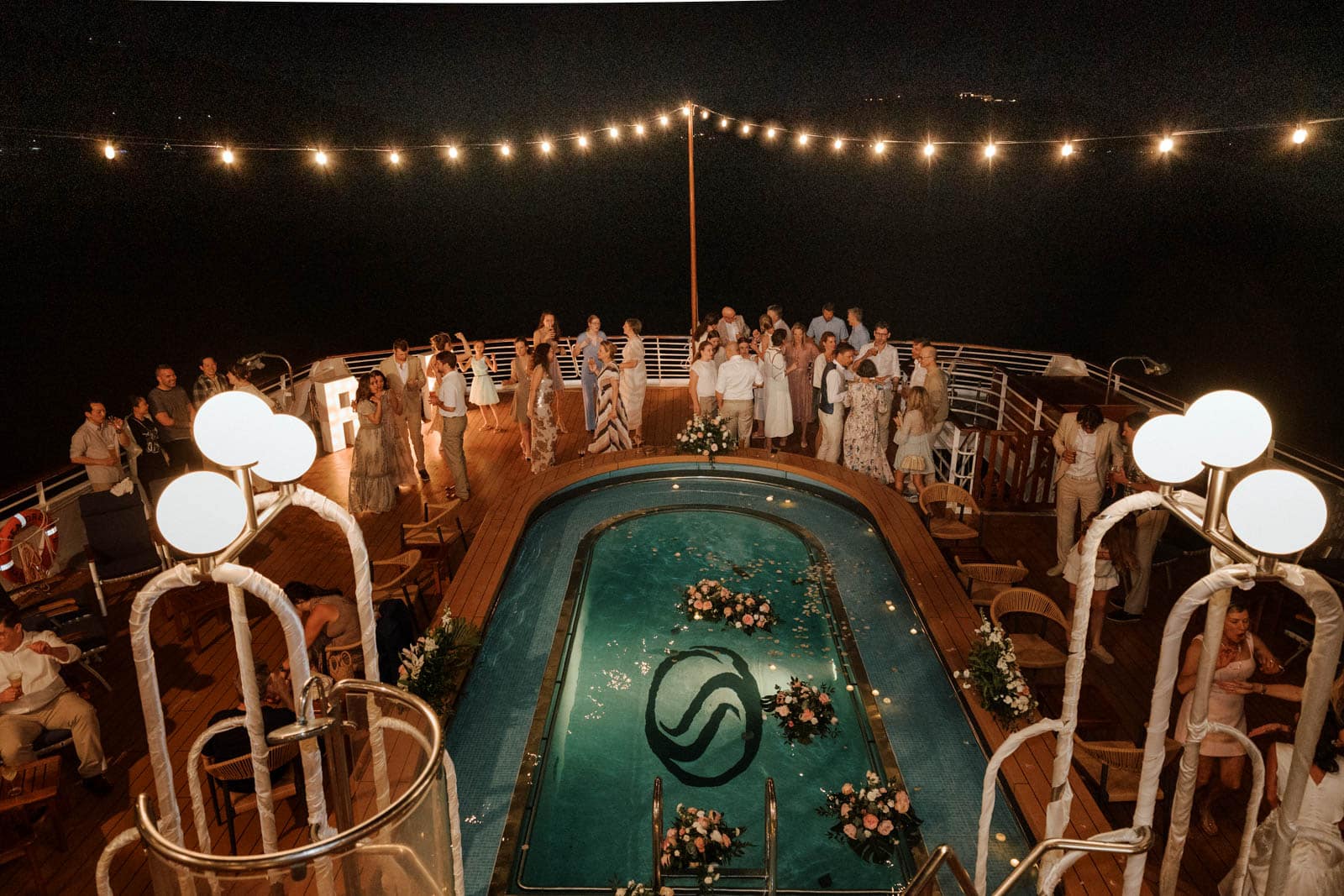 Private yacht wedding, photographed by Meral Soydas